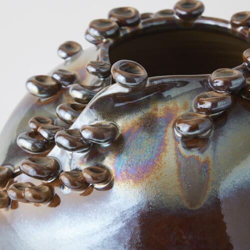 Cascading Reef Vase-Reactive Bronze