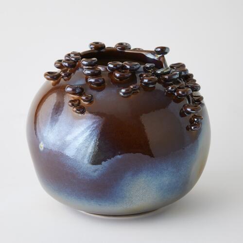 Cascading Reef Vase-Reactive Bronze