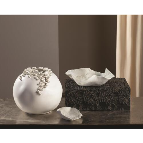 Cascading Reef Vase-White