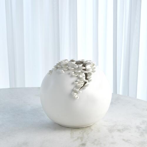 Cascading Reef Vase-White