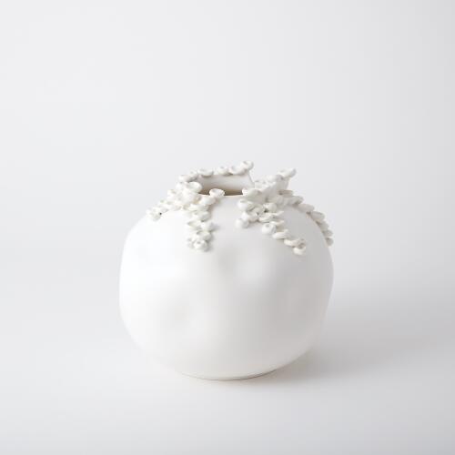 Cascading Reef Vase-White
