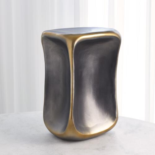 Formation Accent Table-Black/Gold