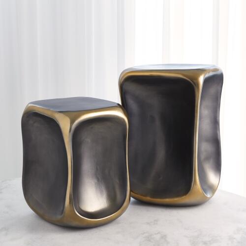 Formation Accent Table-Black/Gold