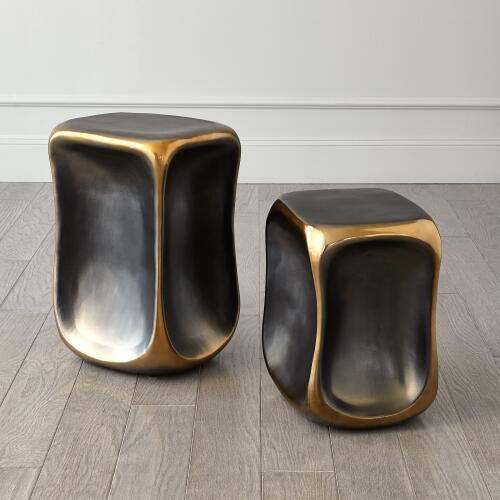 Formation Accent Table-Black/Gold