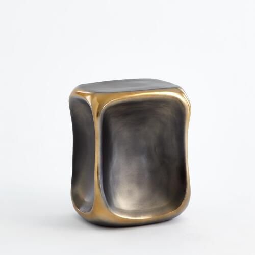 Formation Accent Table-Black/Gold