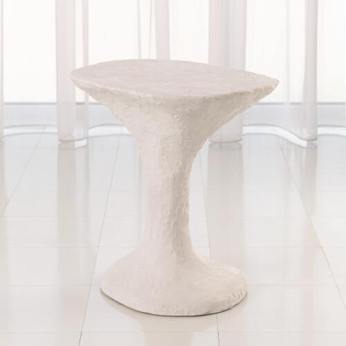 Primitive Accent Table-Soft White