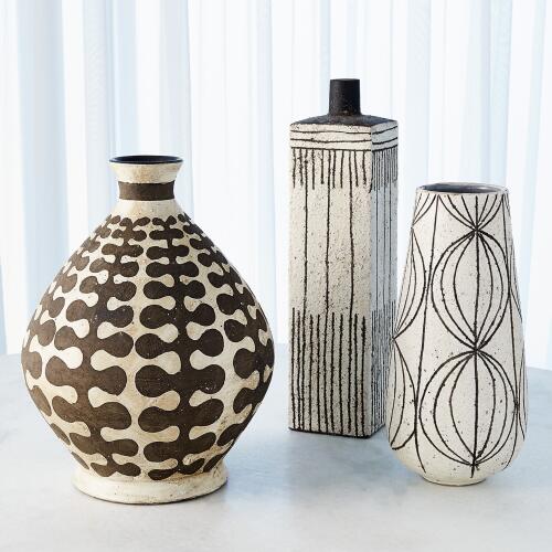Graffiti Square Vase