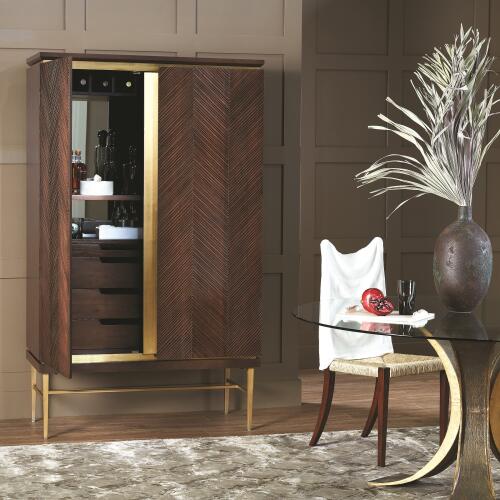 Alabaster Rectangle Tray w/Rock Handles