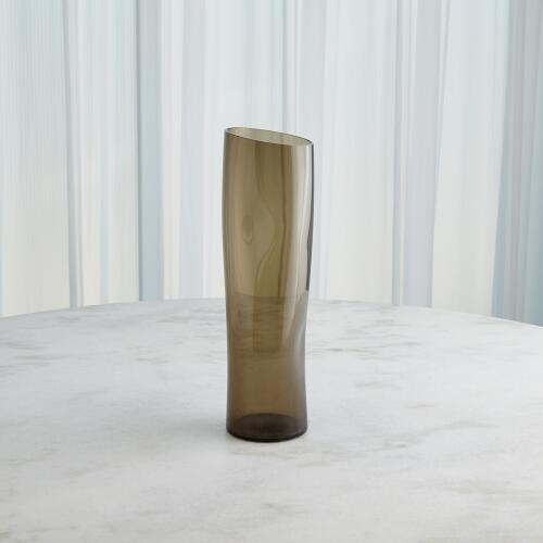Dimple Vase-Smoke