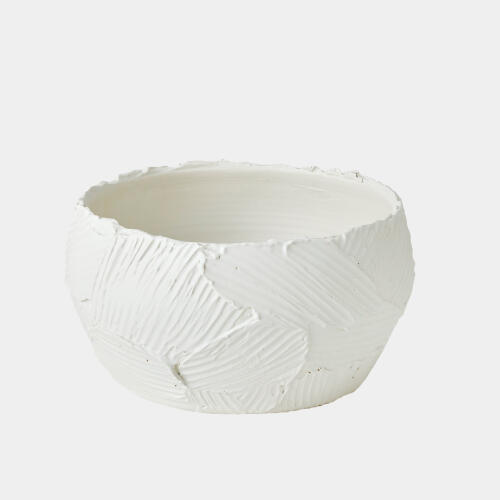 Chip Bowl-Matte White