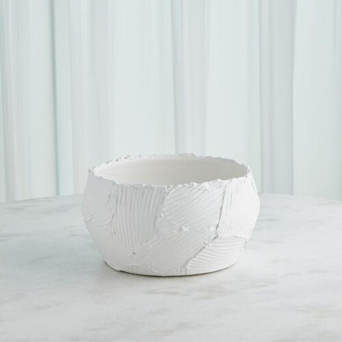 Chip Bowl-Matte White