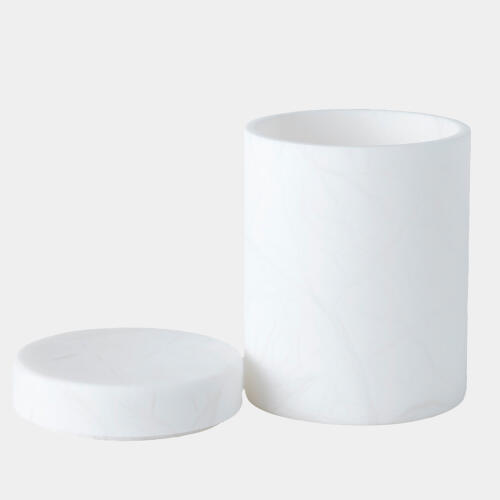 Cilindro Alabaster Box-White