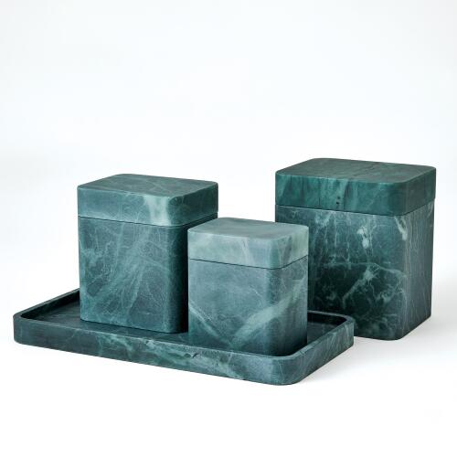 Raggio Alabaster Box-Black/Green