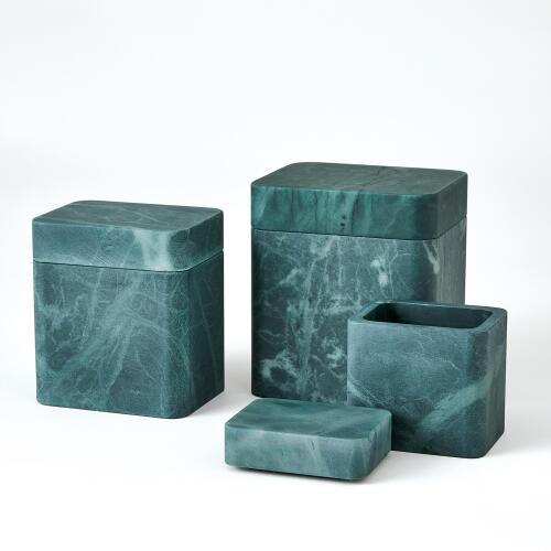 Raggio Alabaster Box-Black/Green