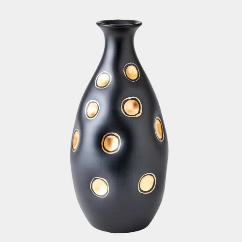 Bruno Vase-Black