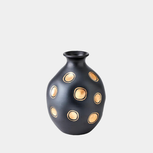 Bruno Vase-Black