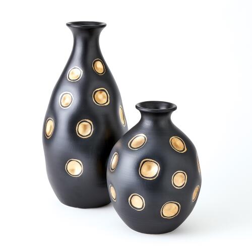 Dimples Vase-Black