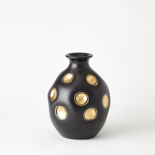 Dimples Vase-Black