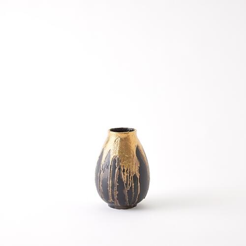 Cauldron Vase-Gold