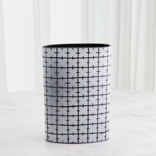 Stitch Vase-Matte Black