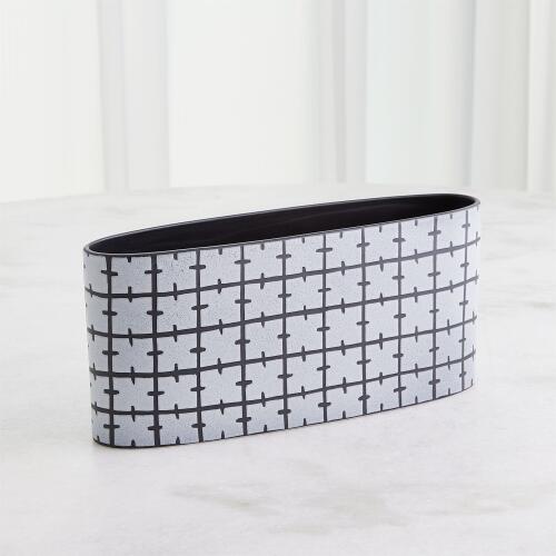 Stitch Vase-Matte Black