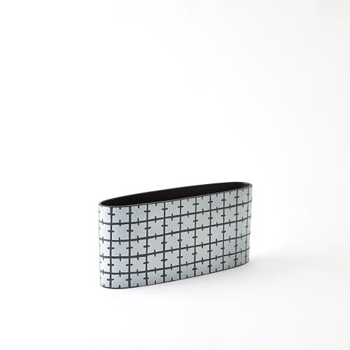 Stitch Vase-Matte Black