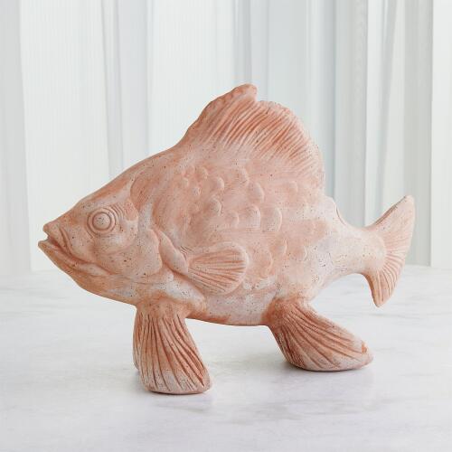 Sunfish Sculpture-Terracotta