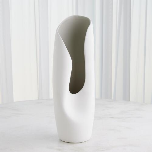 Avian Vase-Cream/Grey