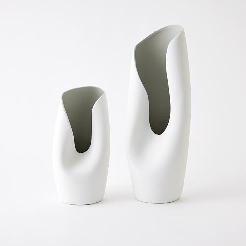 Avian Vase-Cream/Grey
