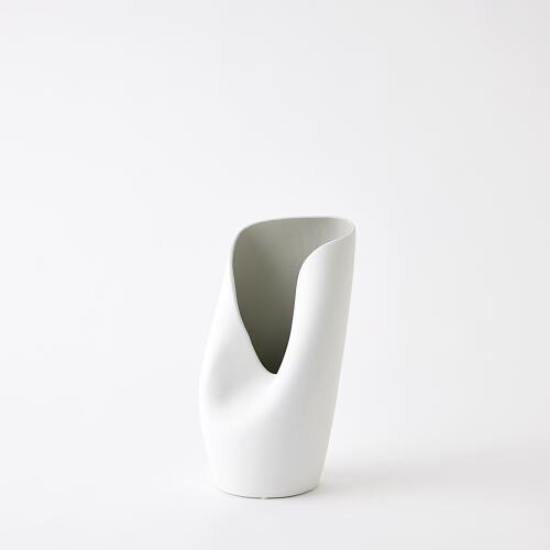Avian Vase-Cream/Grey