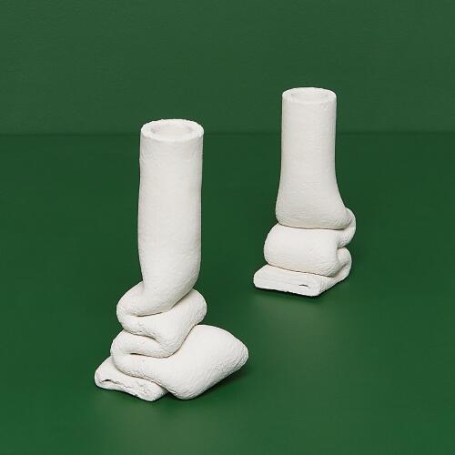 Squoze Vase-White
