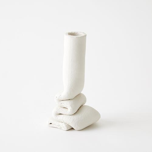 Squoze Vase-White