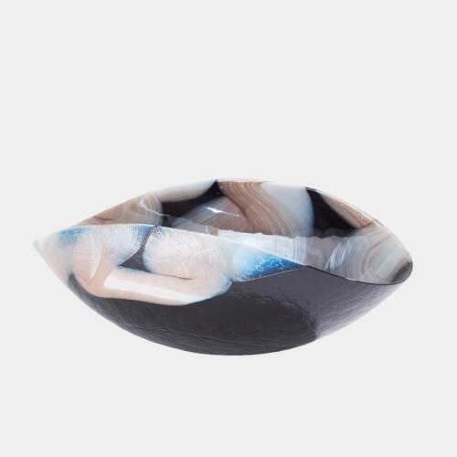 Swoon Bowl-Black/Beige