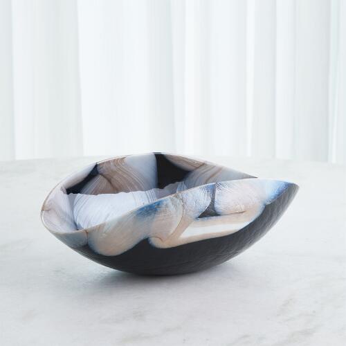 Swoon Bowl-Black/Beige
