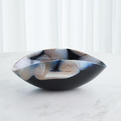 Swoon Bowl-Black/Beige
