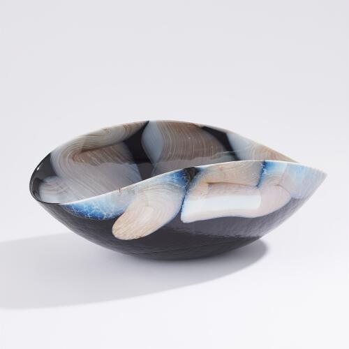 Swoon Bowl-Black/Beige