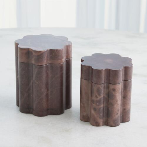 Cumulus Alabaster Tall Box-Chocolate