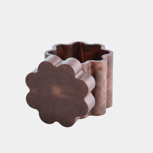 Cumulus Alabaster Tall Box-Chocolate