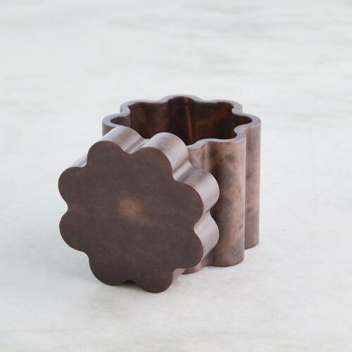 Cumulus Alabaster Tall Box-Chocolate