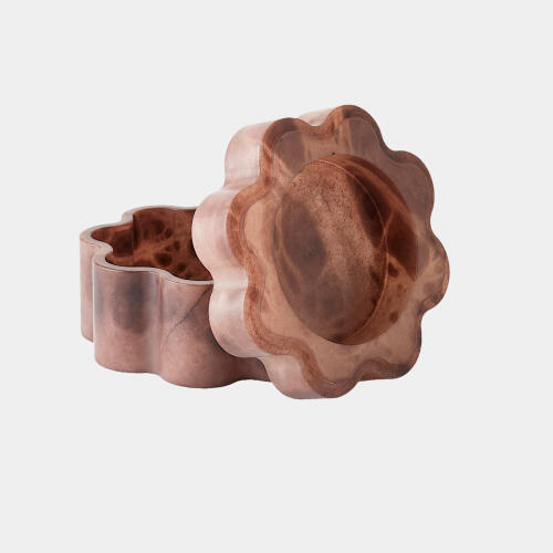 Cumulus Alabaster Wide Box-Chocolate