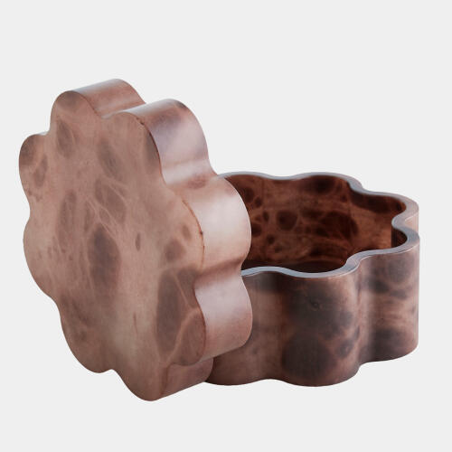 Cumulus Alabaster Wide Box-Chocolate