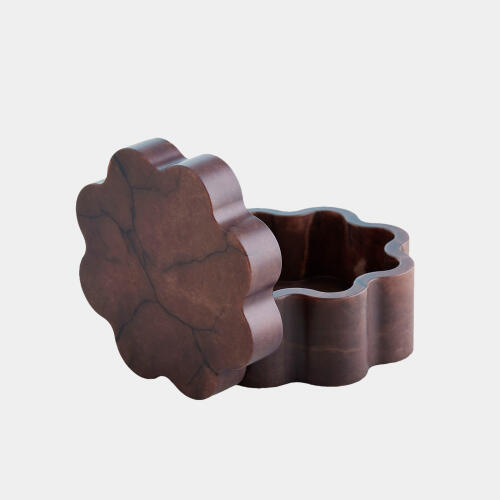 Cumulus Alabaster Wide Box-Chocolate