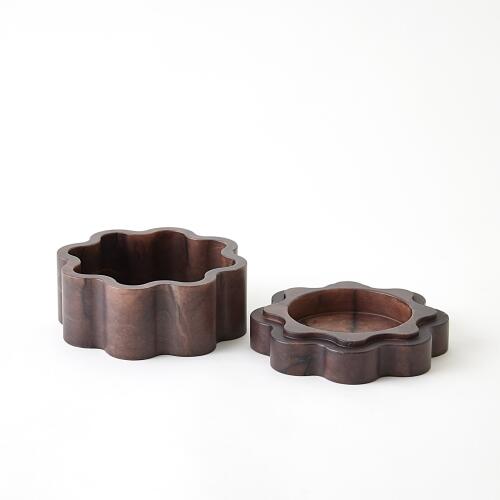 Cumulus Alabaster Wide Box-Chocolate