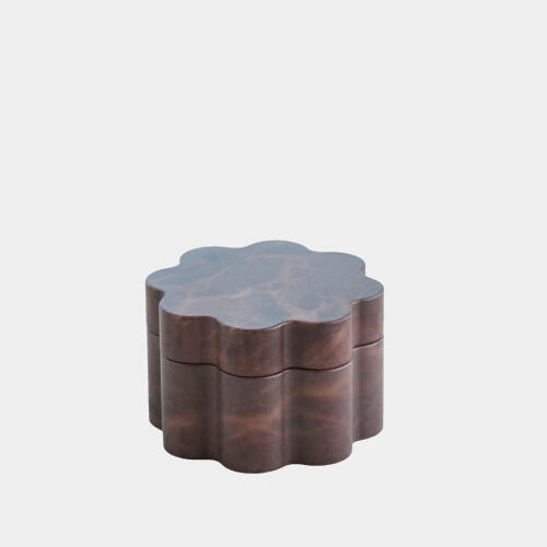 Cumulus Alabaster Wide Box-Chocolate