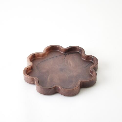 Cumulus Alabaster Tray-Chocolate