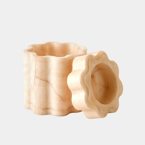 Cumulus Alabaster Tall Box-Cream