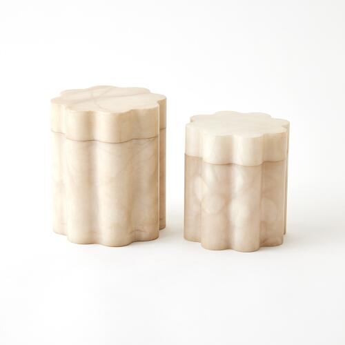 Cumulus Alabaster Tall Box-Cream