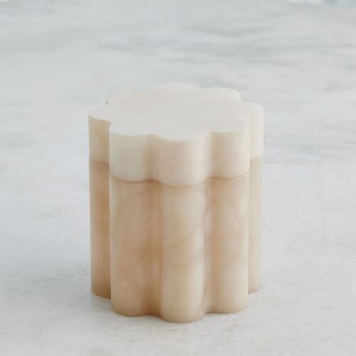 Cumulus Alabaster Tall Box-Cream