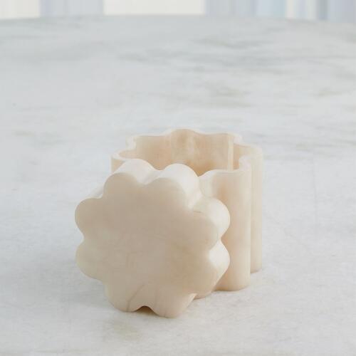 Cumulus Alabaster Tall Box-Cream