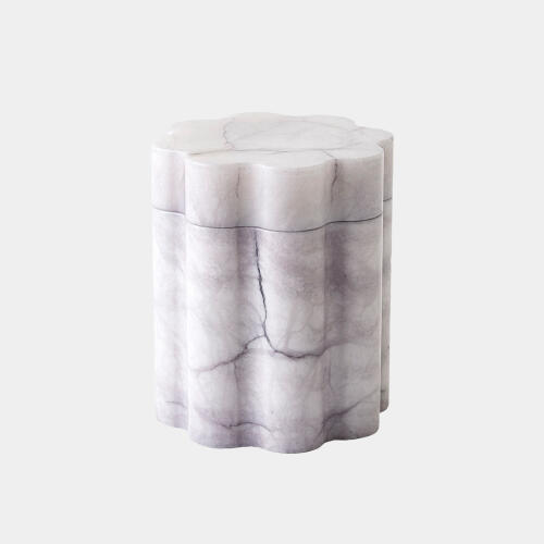 Cumulus Alabaster Tall Box-Gray